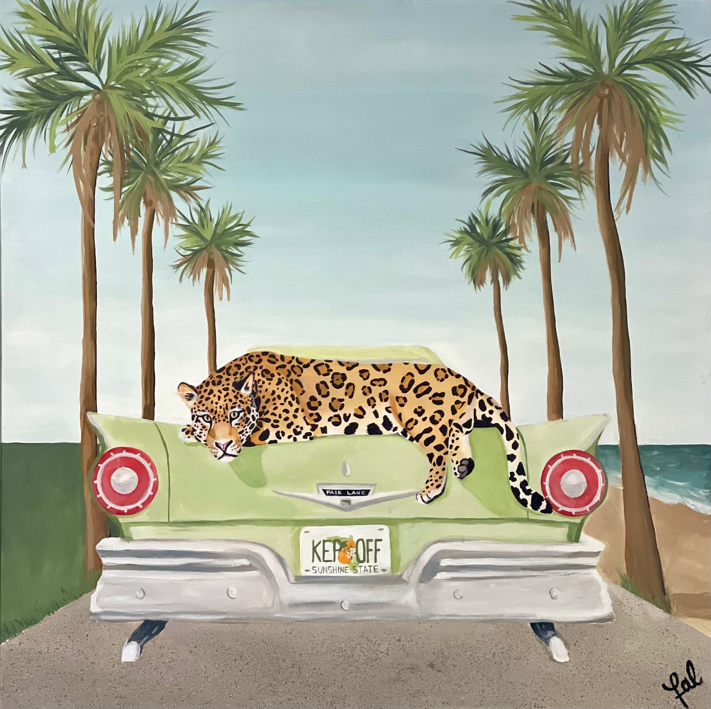 “Jaguar Fairlane” Fine Art Print