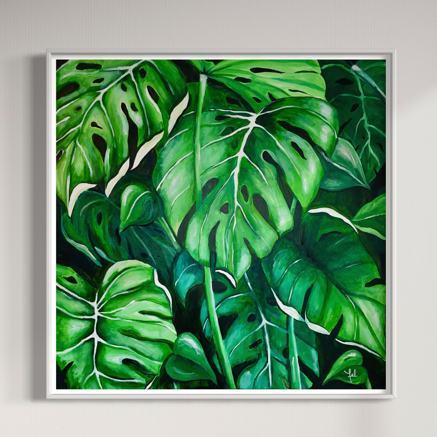 "Monstera Leaves" Fine Art Print